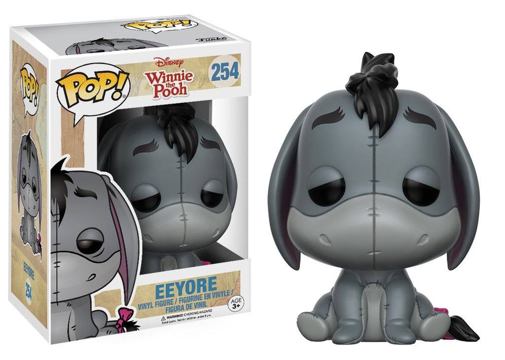 Figurine Funko POP! Disney Eeyore (Bourriquet) de Winnie l'Ourson en vinyle 9 cm dans sa boîte-fenêtre