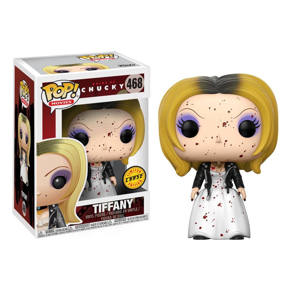 Figurines Funko POP Tiffany de La Fiancée de Chucky, dont une version Chase rare