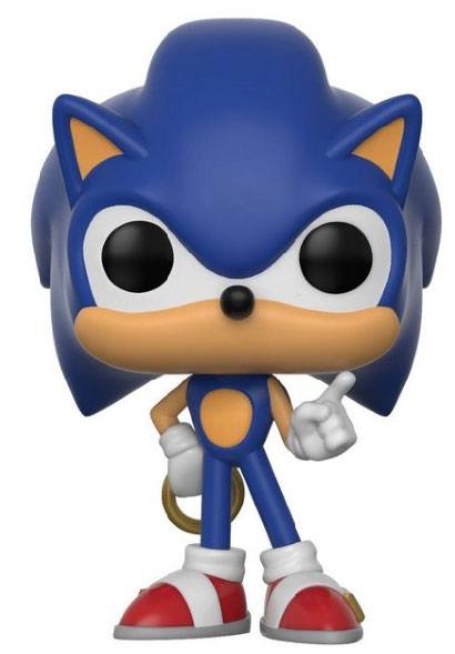 Figurine Funko POP! Sonic The Hedgehog (Ring) en vinyle 9 cm dans sa boîte-fenêtre