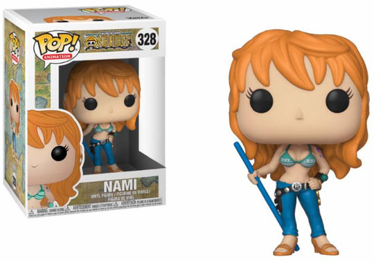 Figurine Funko POP! Nami One Piece en vinyle, 9 cm, dans sa boîte-fenêtre