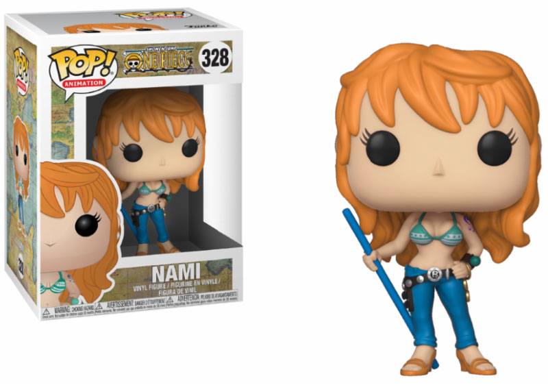 Figurine Funko POP! Nami One Piece en vinyle, 9 cm, dans sa boîte-fenêtre