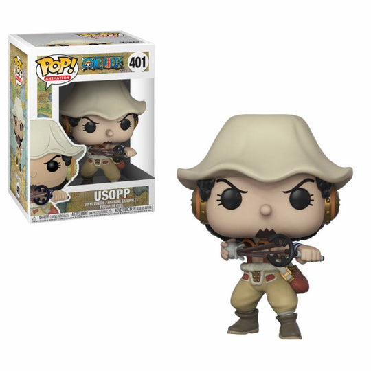 Figurine Funko POP! Usopp One Piece en vinyle 9 cm dans sa boîte-fenêtre