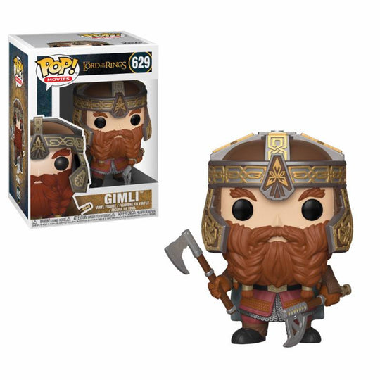 Figurine Funko POP! Gimli Le Seigneur des Anneaux en vinyle 9 cm dans sa boîte-fenêtre