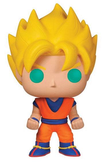 Figurine Funko POP! Super Saiyan Goku (Dragon Ball Z) en vinyle 10 cm, dans sa boîte-fenêtre.