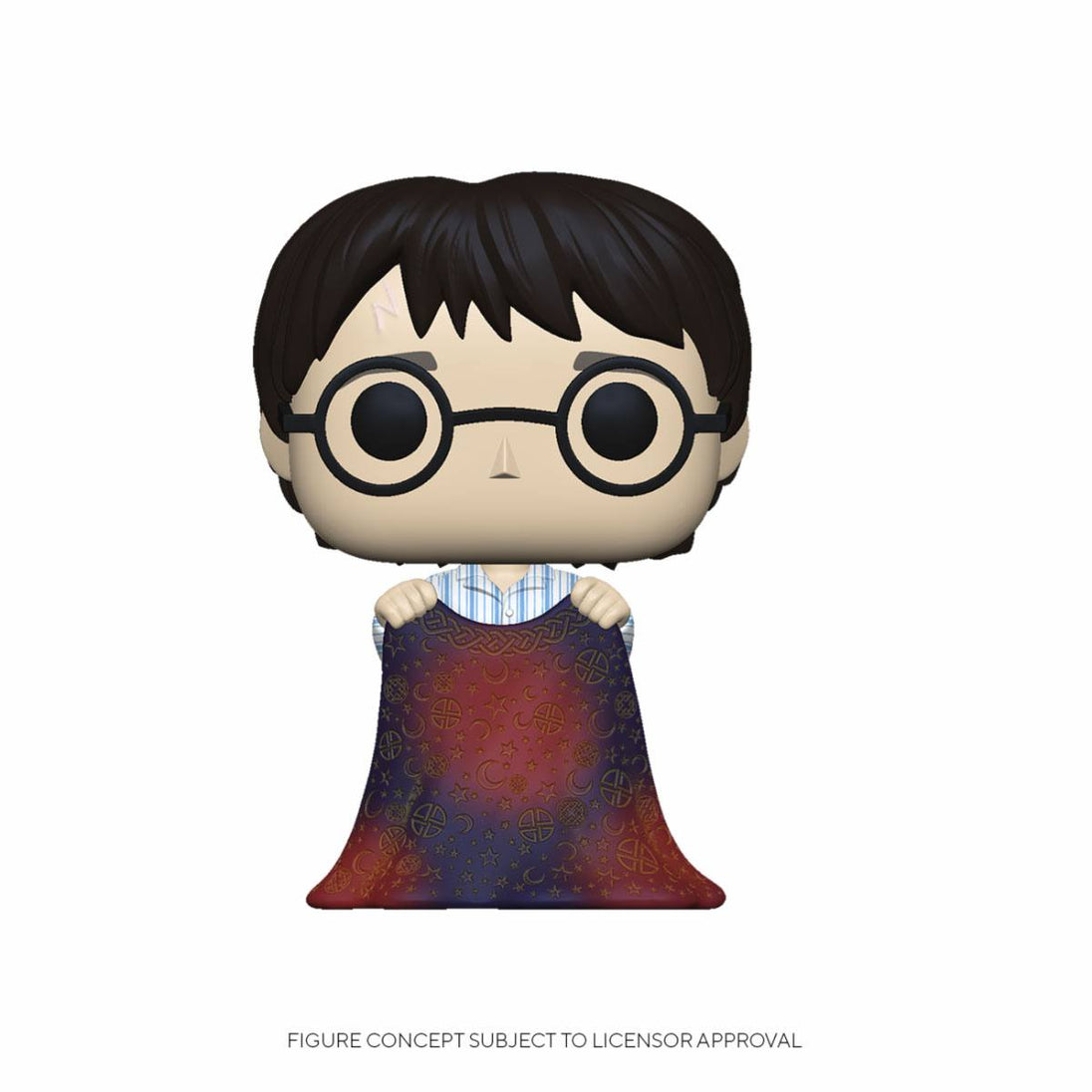 Figurine Funko POP Harry Potter avec Cape d'Invisibilité, vinyle 9 cm, boîte-fenêtre
