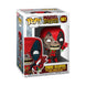 Boîte-fenêtre de la figurine Funko POP! Zombie Deadpool, montrant le personnage et le logo Marvel
