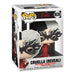 Boîte-fenêtre de la figurine Funko POP! Cruella (Reveal) avec le personnage visible.