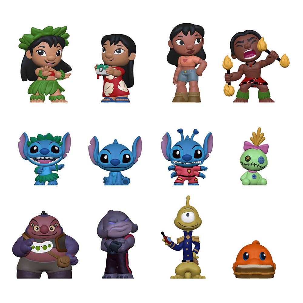 Présentoir Funko Mystery Minis Lilo & Stitch avec 12 boîtes-mystère de figurines vinyle 5 cm