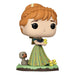 Figurine Funko POP! Disney Anna de La Reine des Neiges, vue de face, détails du costume et de la coiffure