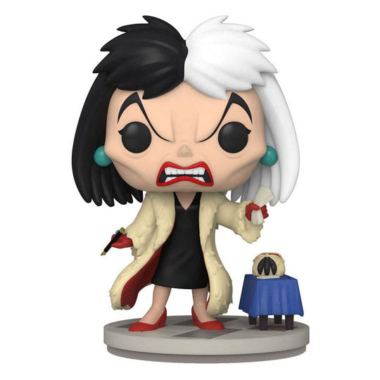 Funko POP! Disney Villains Cruella de Vil figurine vinyle 9 cm vue de face