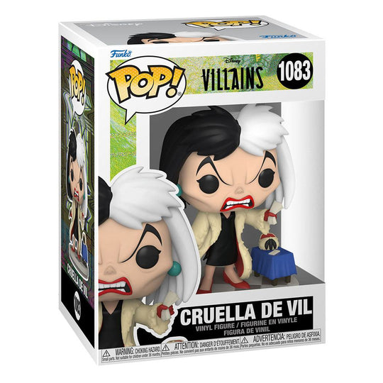 Boîte-fenêtre de la figurine Funko POP! Cruella de Vil Disney Villains