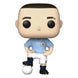 Figurine Funko POP! Phil Foden de Manchester City, vue de face dans sa boîte-fenêtre.