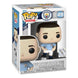 Détail de la figurine Funko POP! Phil Foden, maillot Manchester City, posée hors de sa boîte.