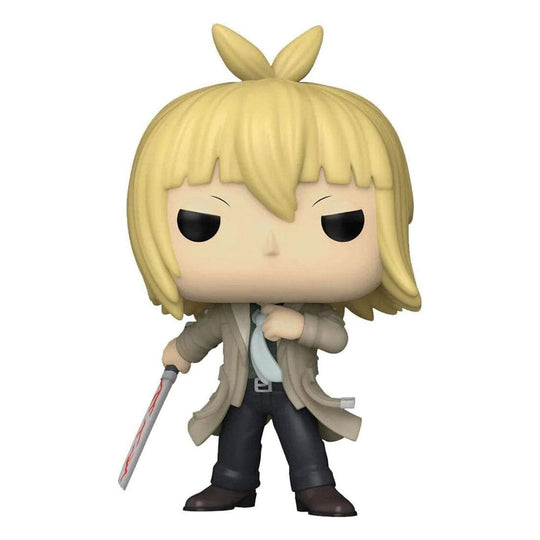 Figurine Funko POP! Shirazu de Tokyo Ghoul:re en vinyle, 9 cm, dans sa boîte-fenêtre de collection.