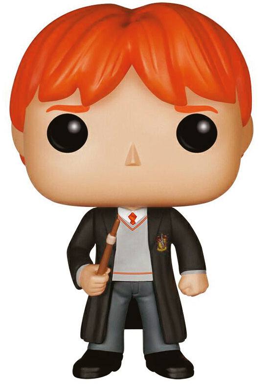 Figurine Funko POP! Harry Potter Ron Weasley en vinyle de 10 cm dans sa boîte-fenêtre, vue de face