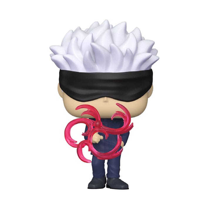 Figurine Funko POP! Jujutsu Kaisen Gojo Satoru (RED TECH) Édition Spéciale 9 cm dans sa boîte-fenêtre, prête à être collectionnée.