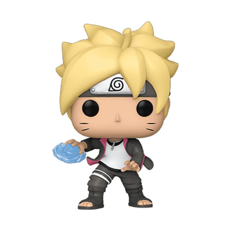 Figurine Funko POP Boruto avec Rasengan phosphorescent (Glow in the Dark) en gros plan