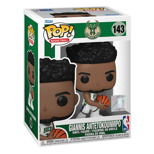 Boîte-fenêtre Funko POP Giannis Antetokounmpo NBA Bucks City Edition 2021
