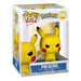 Gros plan sur le visage de la figurine Funko POP! Pikachu Grumpy, montrant les détails de l'expression boudeuse.