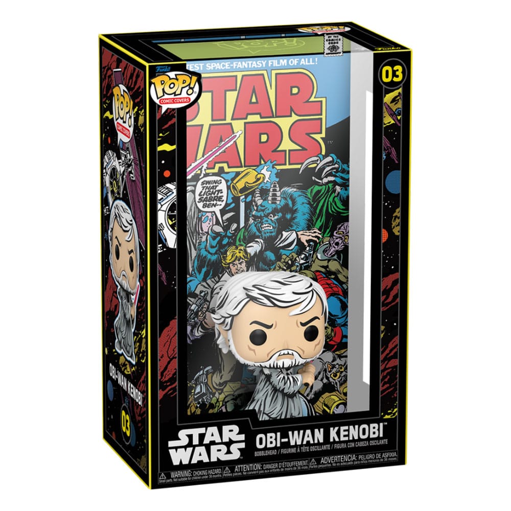 Boîte-fenêtre de la figurine Funko POP! Obi-Wan Kenobi Comic Cover Star Wars
