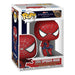 Boîte-fenêtre de la figurine Funko POP! Spider-Man No Way Home avec le logo Marvel
