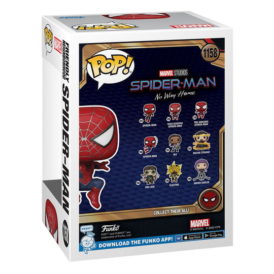 Détail de la figurine Funko POP! Spider-Man Friendly Neighborhood en vinyle 9 cm