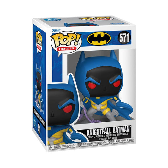 Boîte-fenêtre de la figurine Funko POP! Batman Knightfall (90's) avec logo DC Thru The Years