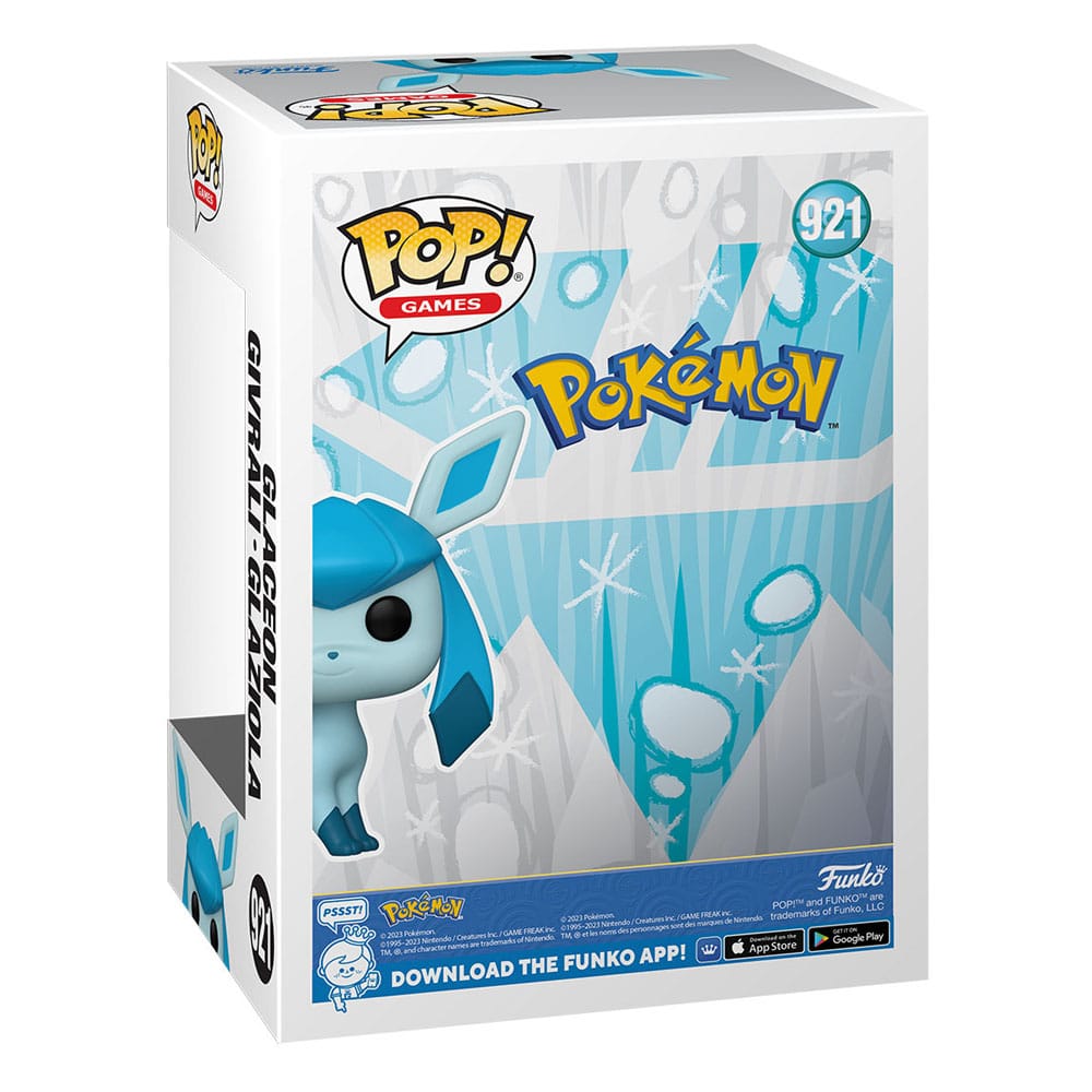 Figurine Funko POP! Glaceon Pokémon sous un angle différent