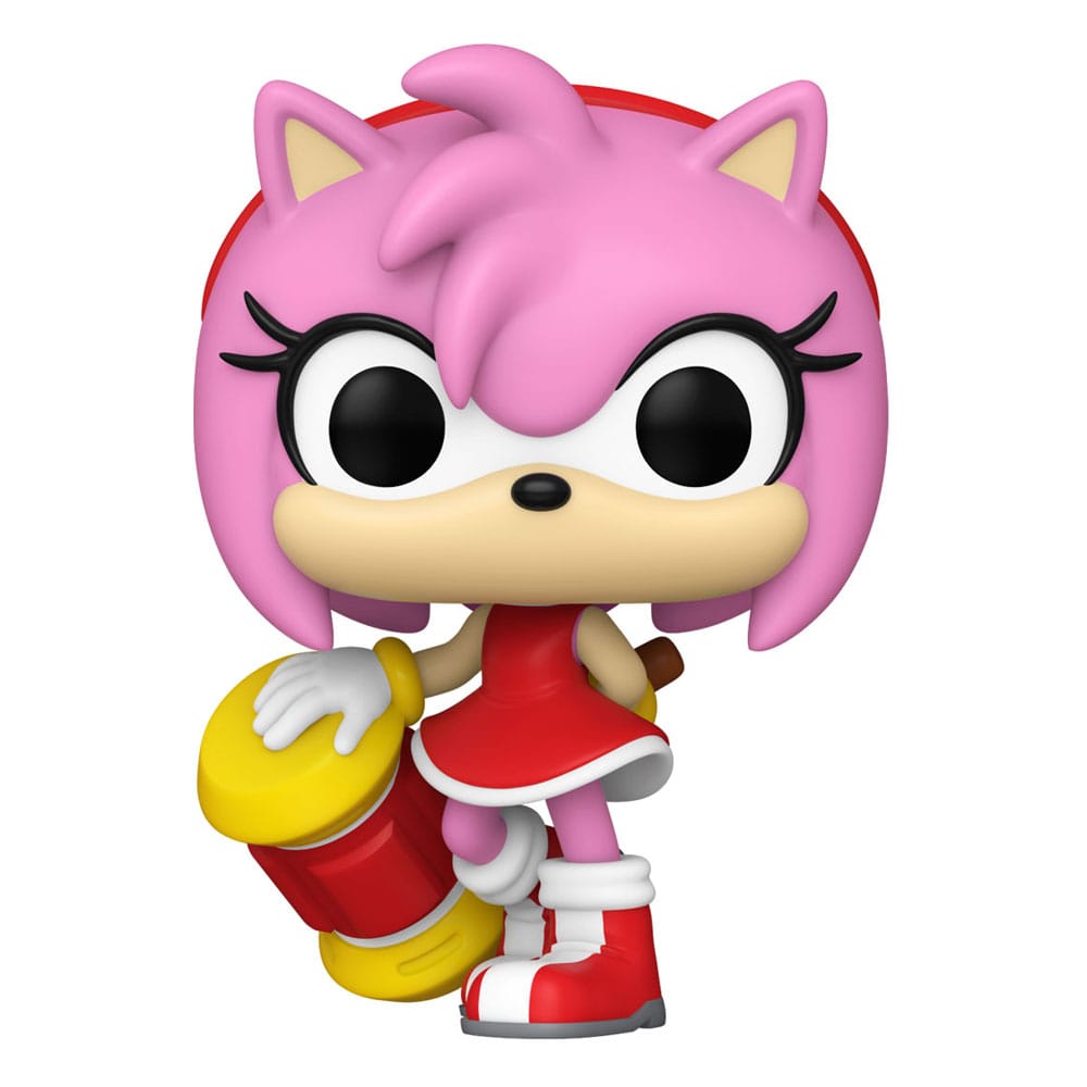 Figurine Funko POP Amy Rose de Sonic the Hedgehog en vinyle 9 cm