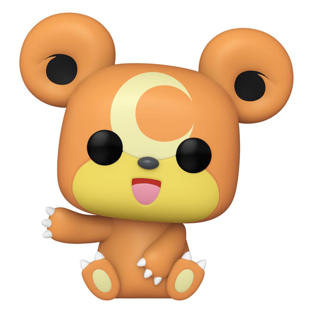 Figurine Funko POP Teddiursa Pokémon en vinyle de 9 cm, vue de face.