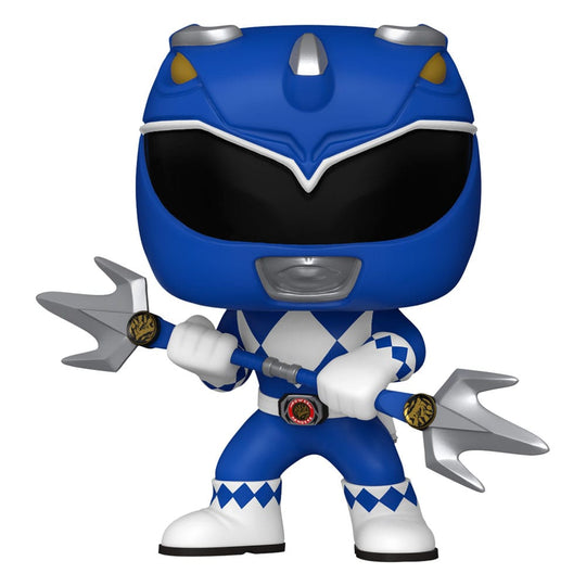 Figurine Funko POP! TV Power Rangers 30th Blue Ranger en vinyle, vue de face