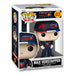 Détail de la figurine Funko POP! Max Verstappen F1 hors de sa boîte, montrant le casque et la combinaison.