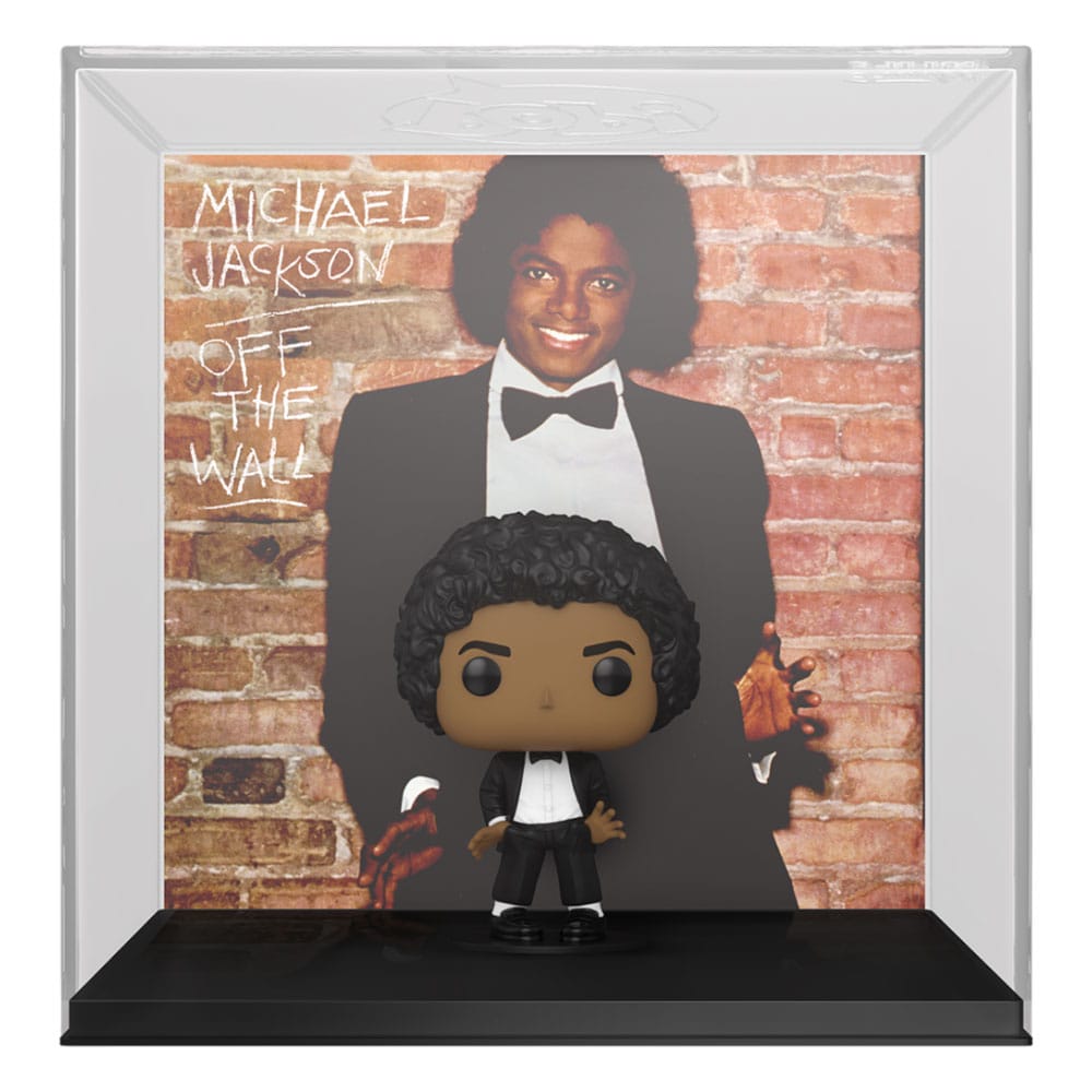 Figurine Funko POP! Michael Jackson Off the Wall en vinyle 9 cm, vue de face dans sa boîte-fenêtre