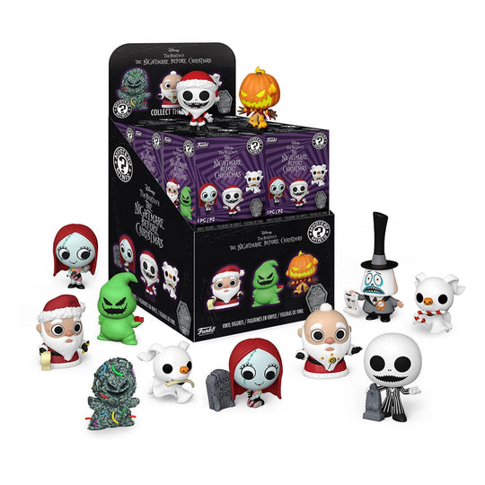 Présentoir complet Funko Mystery Mini L'Étrange Noël de Mr. Jack 30th anniversaire avec 12 boîtes-mystère