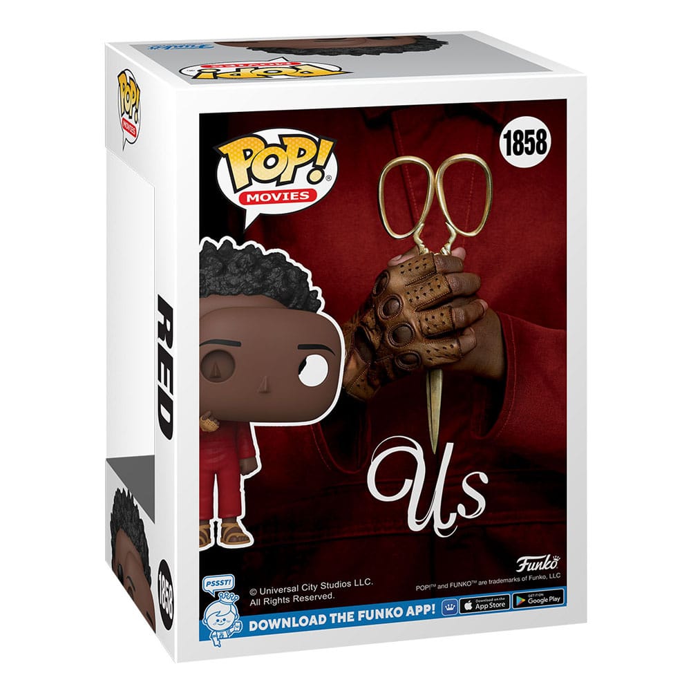 Détail de la figurine Funko POP! Adelaide Wilson (US) avec son costume rouge