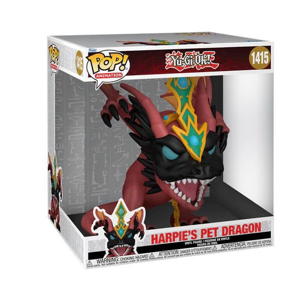 Boîte-fenêtre de la figurine Funko POP! Jumbo Harpie's Pet Dragon Yu-Gi-Oh!