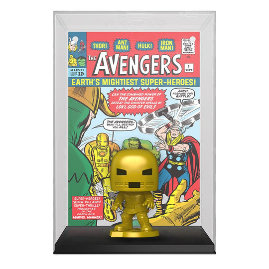 Figurine Funko POP! Marvel Comic Cover Avengers #1 en vinyle 9cm