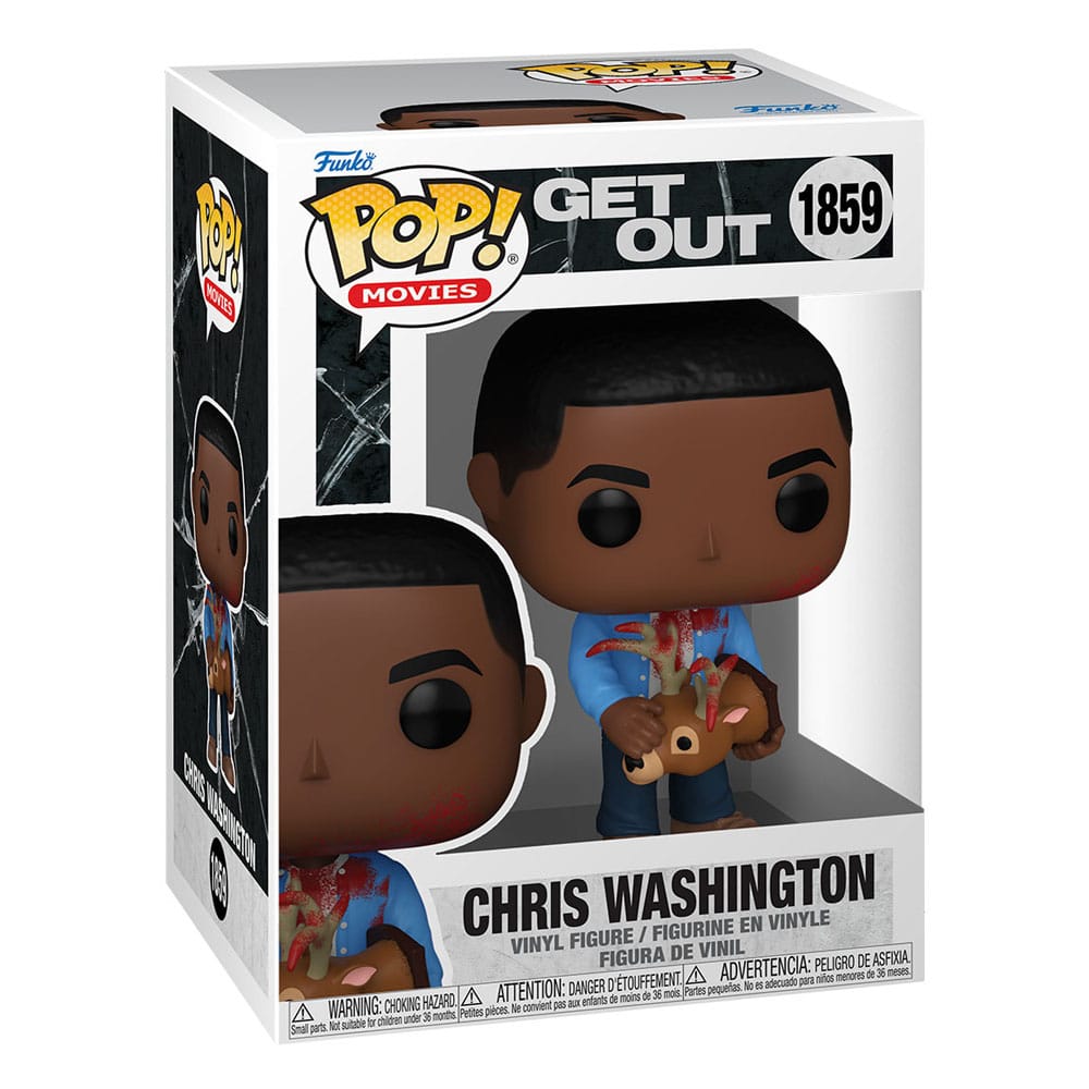 Figurine Funko POP! Chris Washington w/Deer dans sa boîte-fenêtre