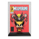 Figurine Funko POP! Comic Covers Wolverine #17 (1989) X-Men vue de face, avec la couverture du comic en arrière-plan.