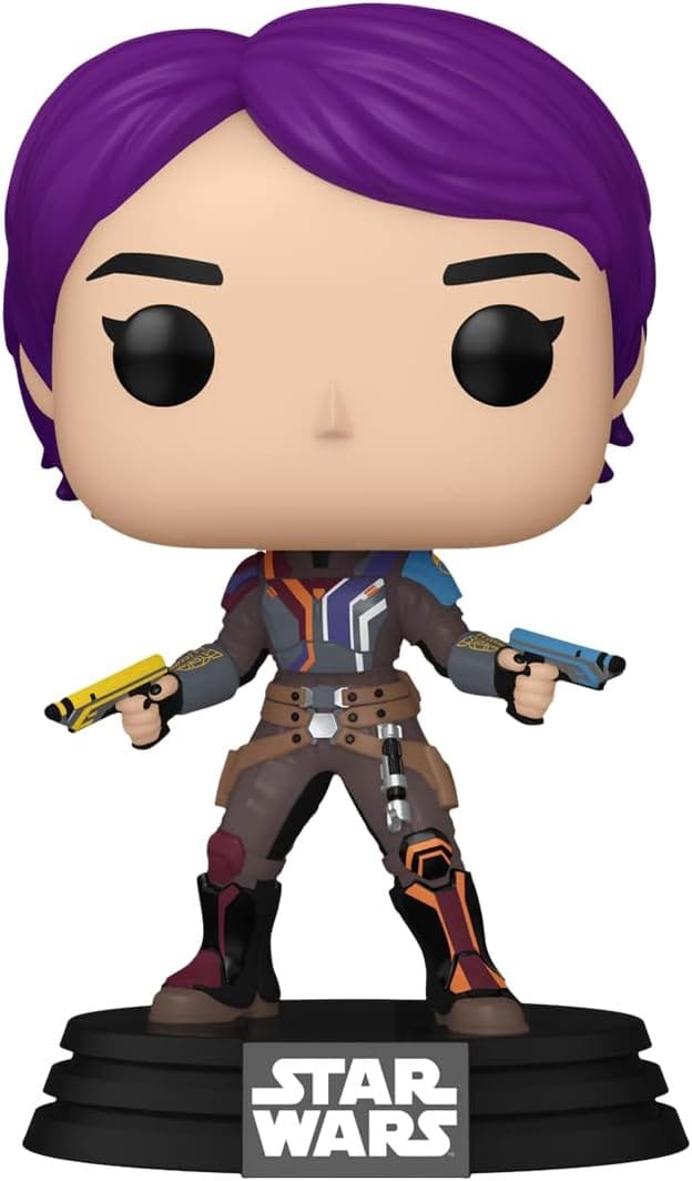 Figurine Funko POP! Sabine Wren de Star Wars: Clone Wars en vinyle de 9 cm dans sa boîte-fenêtre