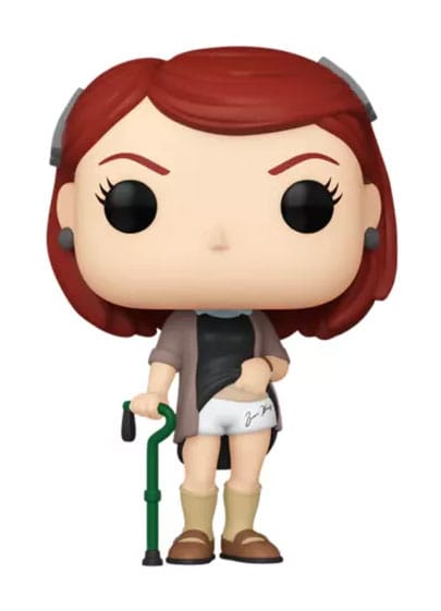 Figurine Funko POP! The Office Meredith Palmer Fun Run 9cm en vinyle, vue de face dans sa boîte-fenêtre.