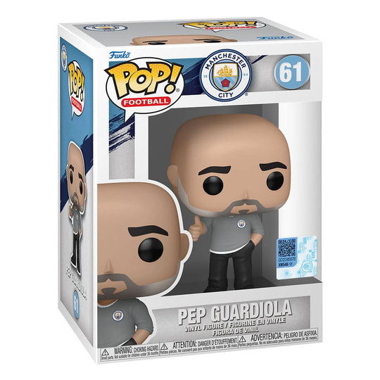 Boîte-fenêtre de la figurine Funko POP! Pep Guardiola Man City
