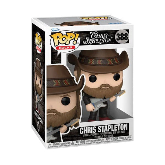 Boîte-fenêtre de la figurine Funko POP! Rocks Chris Stapleton