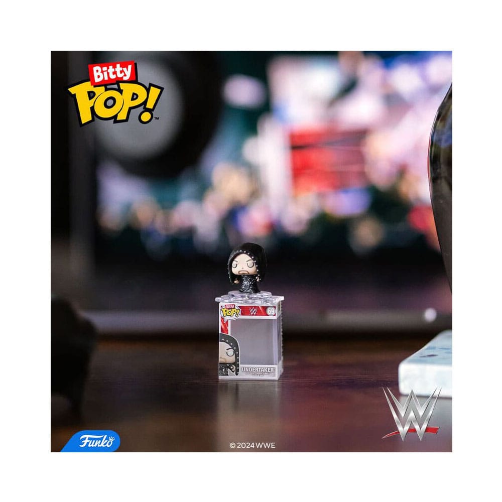 Vue d'ensemble des mini-présentoirs en acrylique rigide pour les figurines Funko Bitty POP!