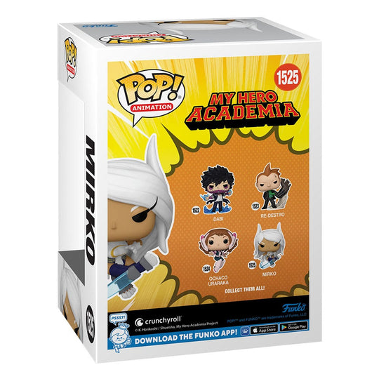 Détail de la figurine Funko POP! Mirko en tenue de baseball avec sa batte