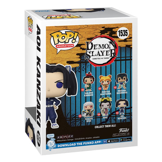 Assortiment de figurines Funko POP! Demon Slayer avec Aoi Kanzaki et sa variante Chase