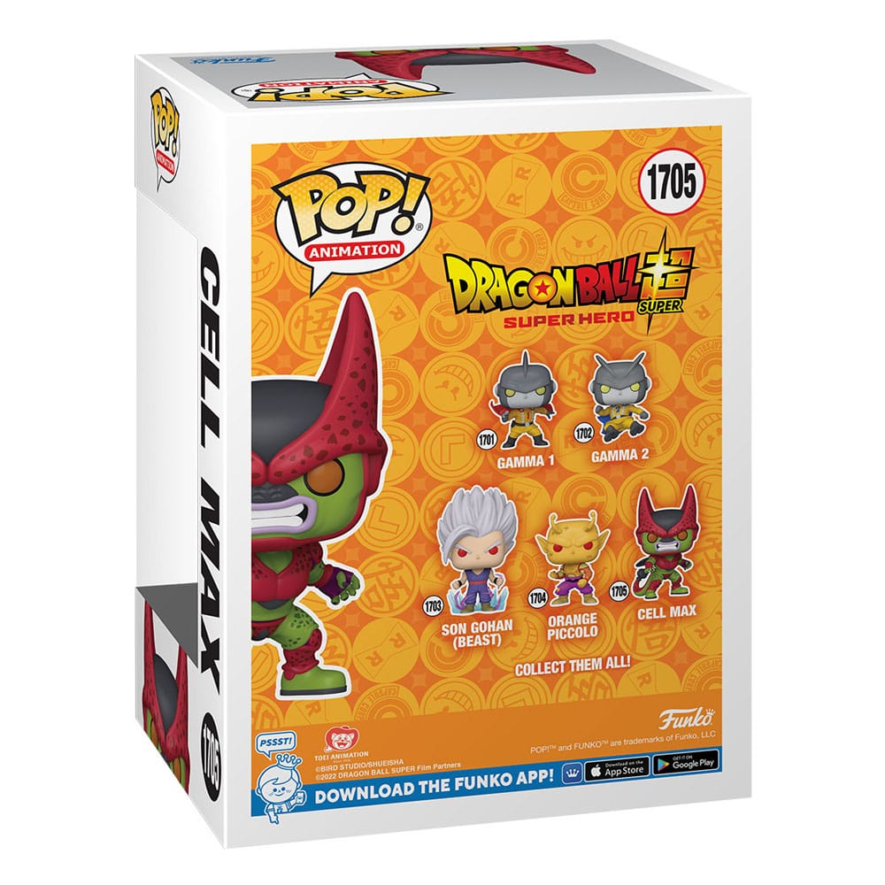 Détail de la figurine Funko POP! Cell Max Dragon Ball Super