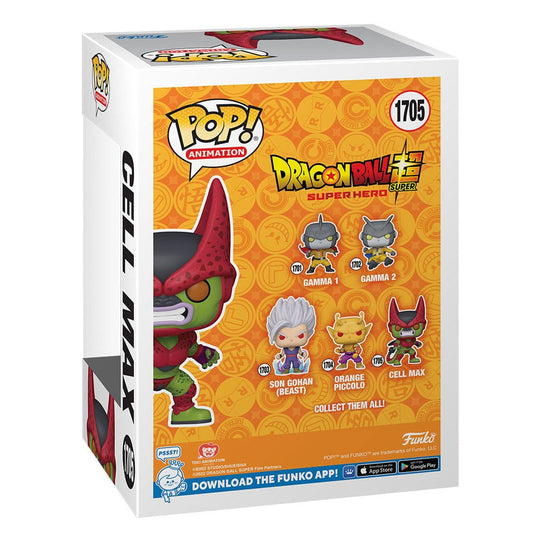 Détail de la figurine Funko POP! Cell Max Dragon Ball Super
