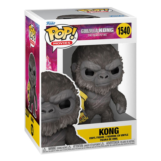Vue de face de la figurine Funko POP! Kong dans sa boîte-fenêtre