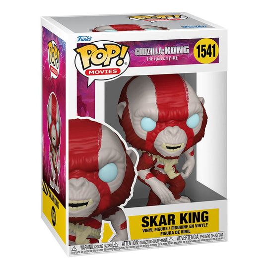 Funko POP! Skar King dans sa boîte-fenêtre, prête à être exposée